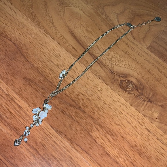 Brand New in Box Original Juicy Couture Flower Charm Necklace